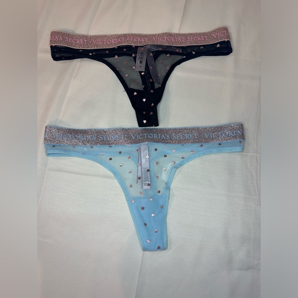 Victoria secret thongs brand new with tags, W size small